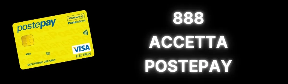 888 accetta postepay