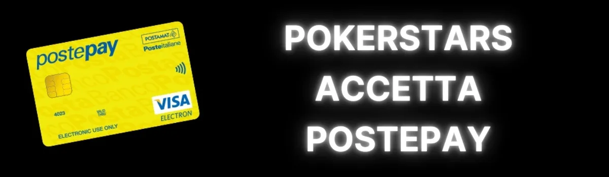 Pokerstars accetta postepay